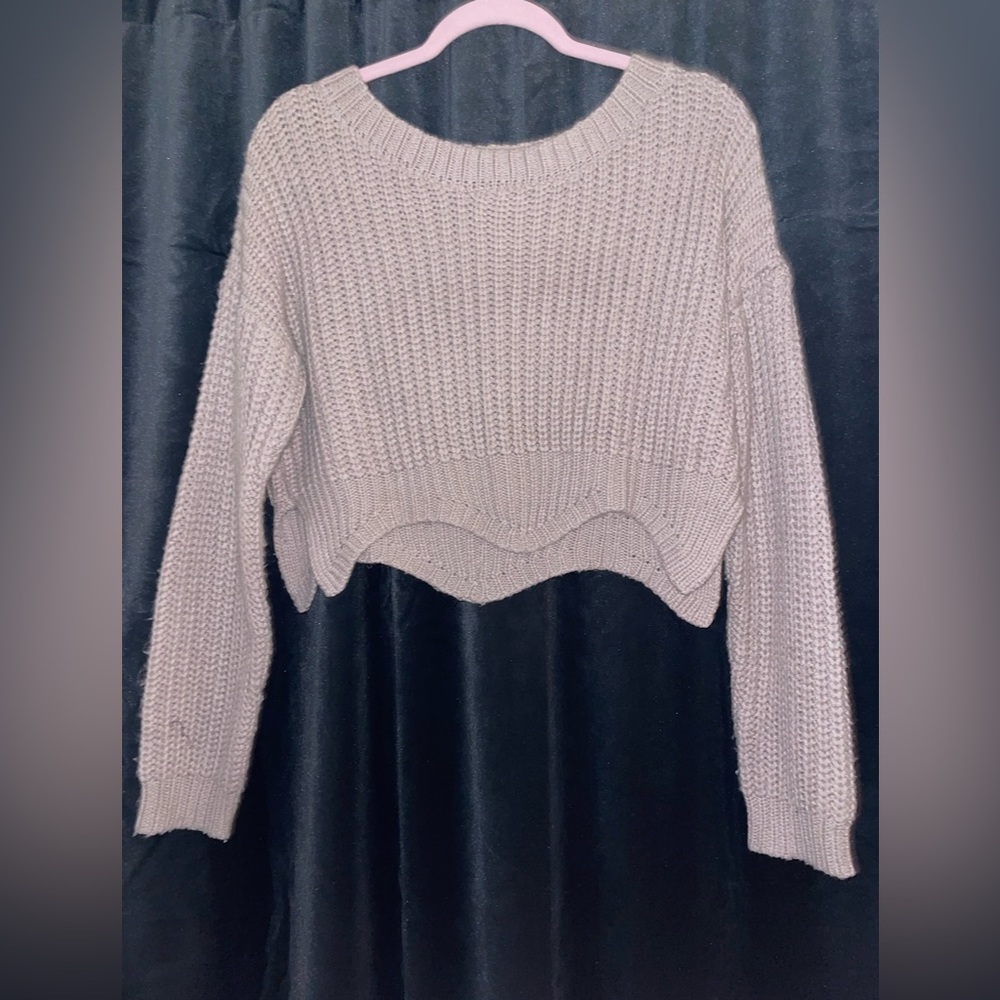 Cropped sweater